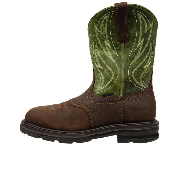 Ariat work hot sale boots green