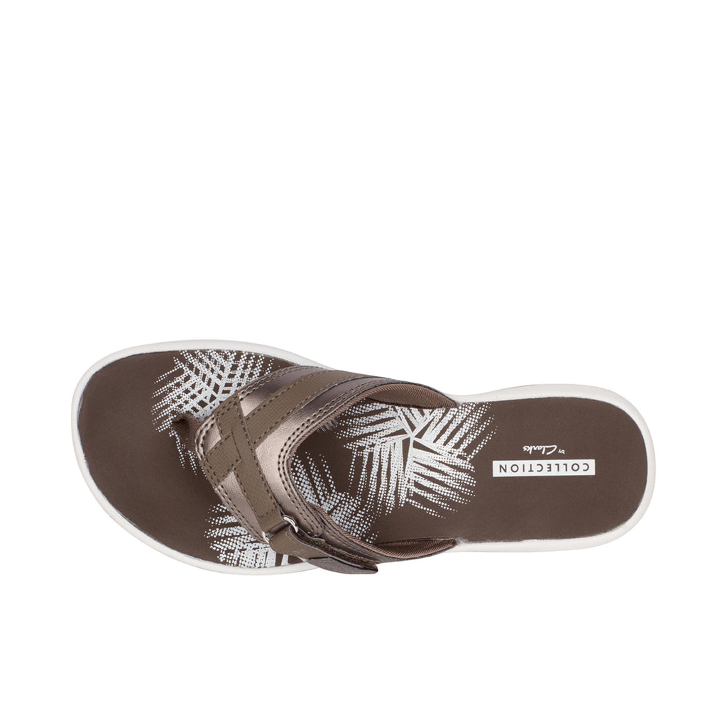 WOMENS BREEZE SEA Pewter Synthetic Flip Flops