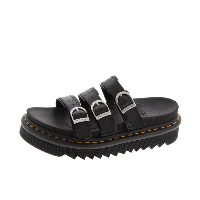 Load image into Gallery viewer, Dr Martens Blaire Slide Hydro Leather Left Angle View
