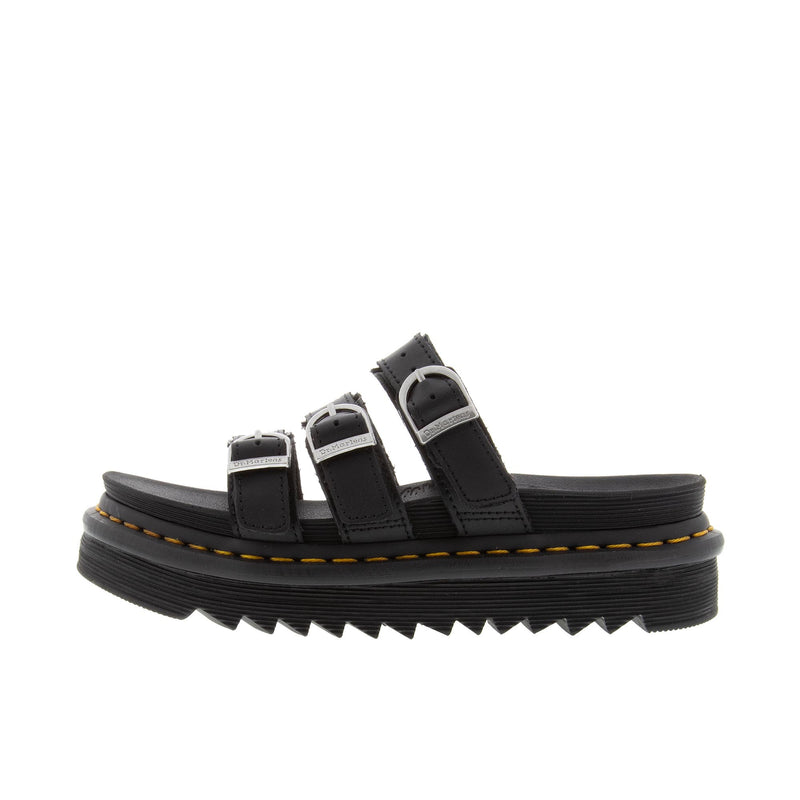 Load image into Gallery viewer, Dr Martens Blaire Slide Hydro Leather Left Profile
