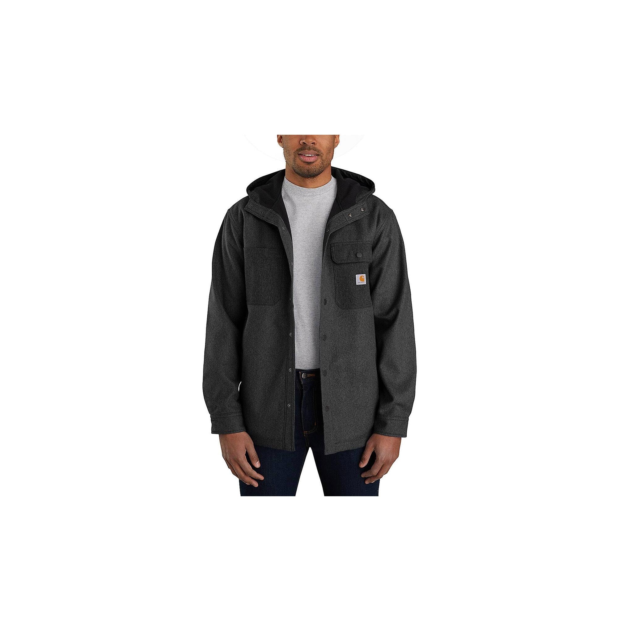 Carhartt Rain Defender Relaxed Fit Heavyweight Hooded Shirt Jac