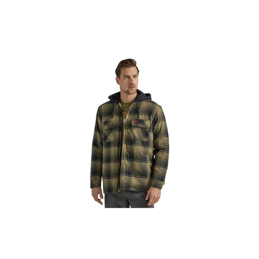 Hooded insulated online flannel