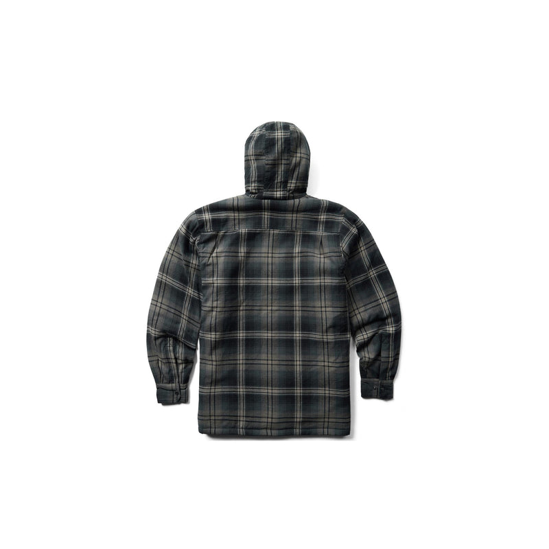 Load image into Gallery viewer, Wolverine Hasting Sherpa Lined Hooded Shirt Jac Back View
