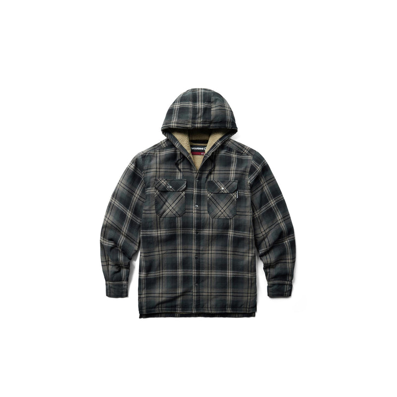 Load image into Gallery viewer, Wolverine Hasting Sherpa Lined Hooded Shirt Jac Front View
