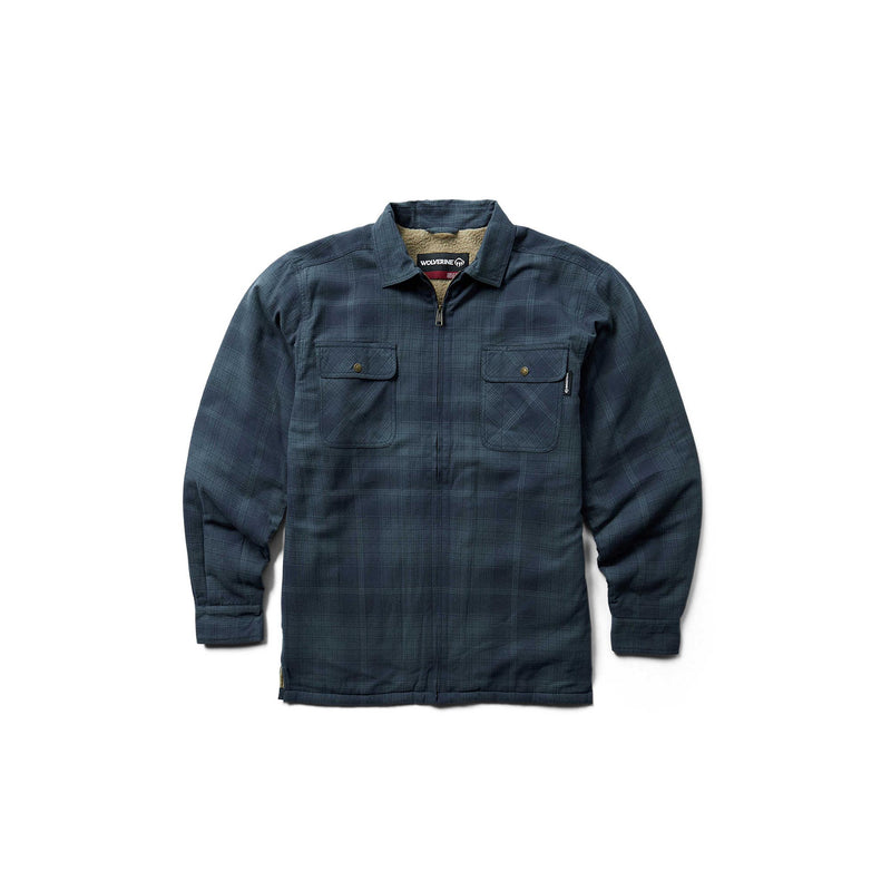 Load image into Gallery viewer, Wolverine Hasting Sherpa Lined Shirt Jac Front View
