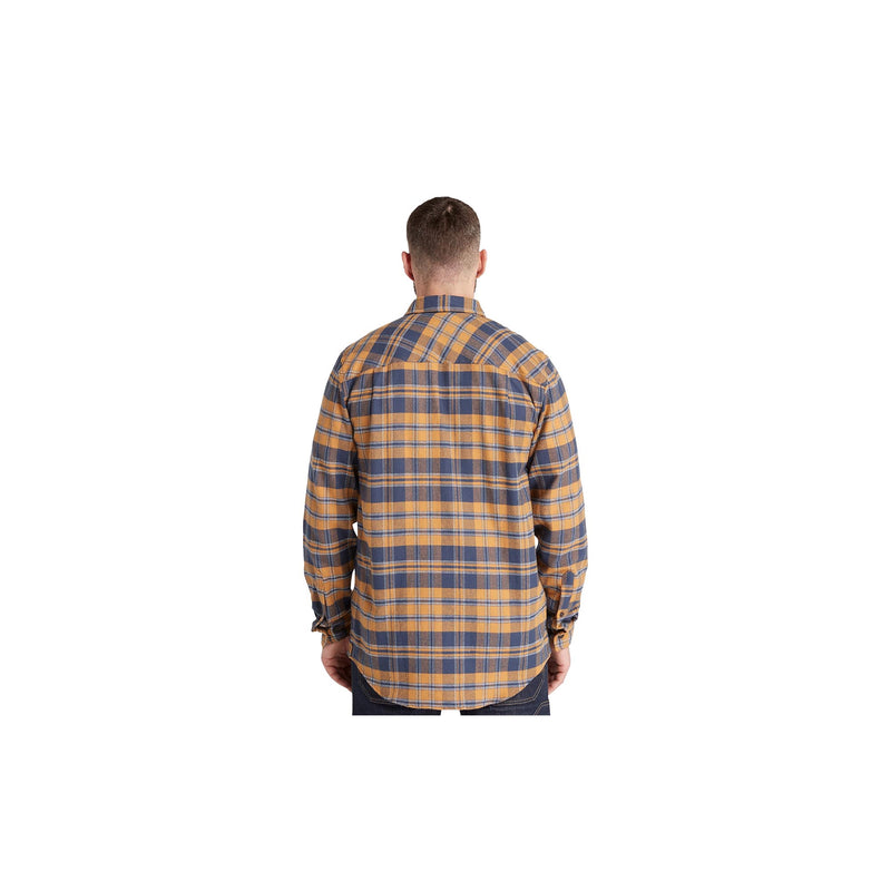 Load image into Gallery viewer, Timberland Pro Woodfort Mid Weight Flannel Shirt 2.0 Back View
