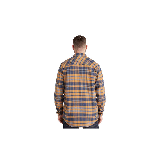 Timberland Pro Woodfort Mid Weight Flannel Shirt 2.0 Back View