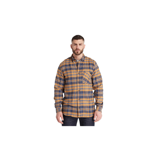 Timberland Pro Woodfort Mid Weight Flannel Shirt 2.0 Front View