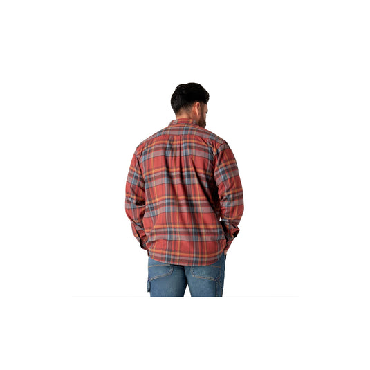 Dickies Flannel Button Down Shirt Back View