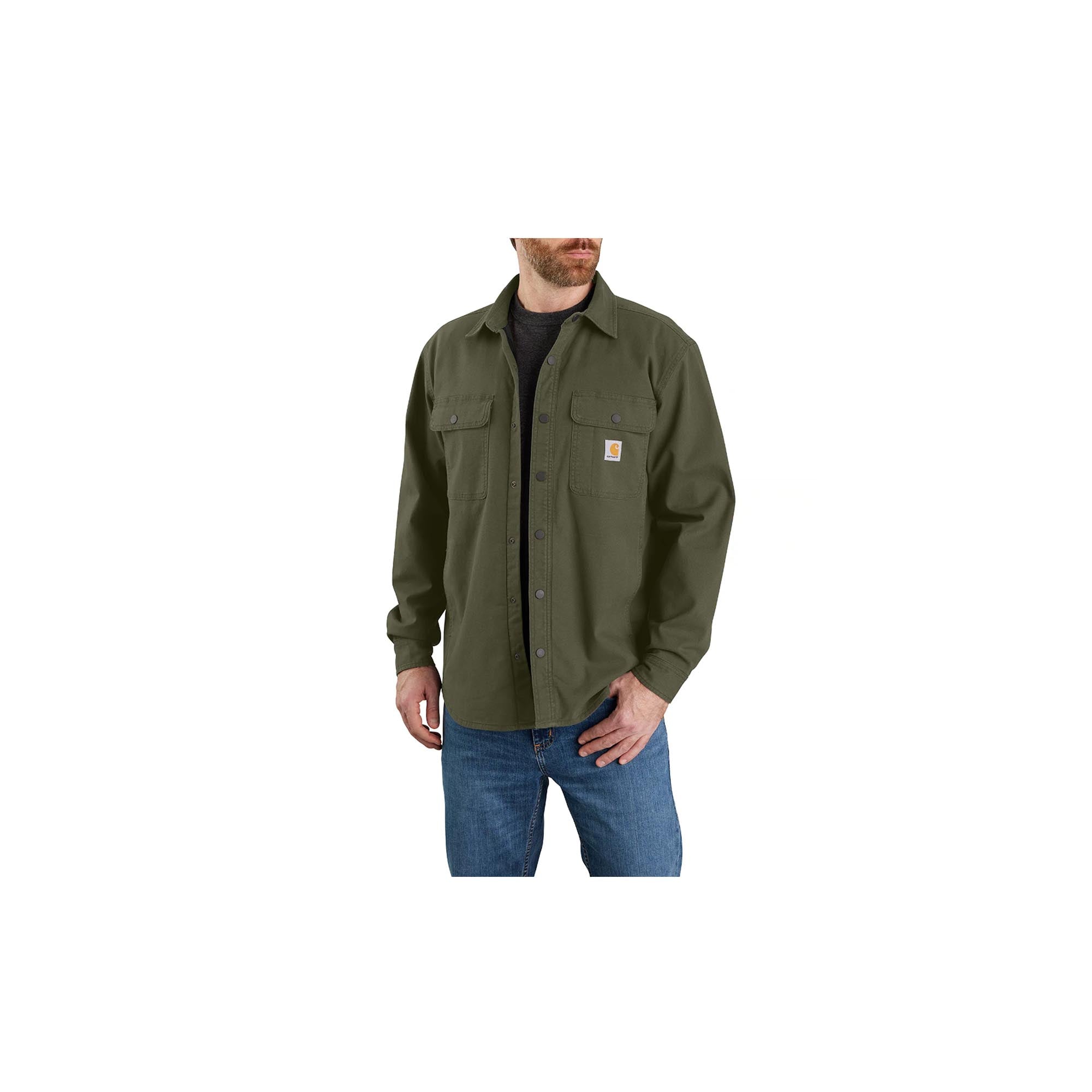 Carhartt fleece lined clearance shirt