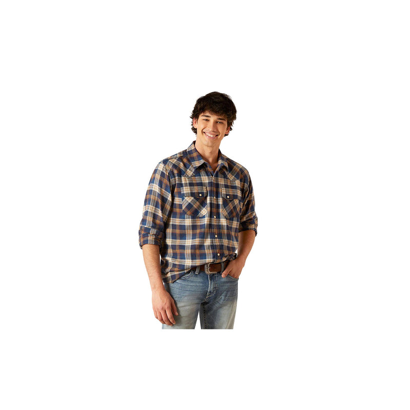 Load image into Gallery viewer, Ariat Retro Long Sleeve Hutton Shirt Front View
