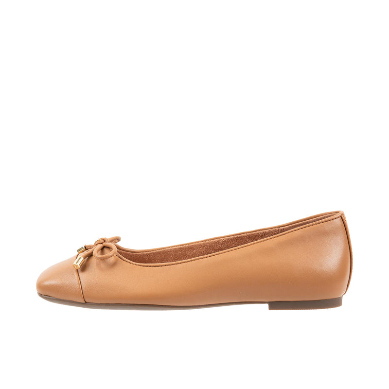 Vionic Womens Klara Ballet Flat Camel – Shoeteria