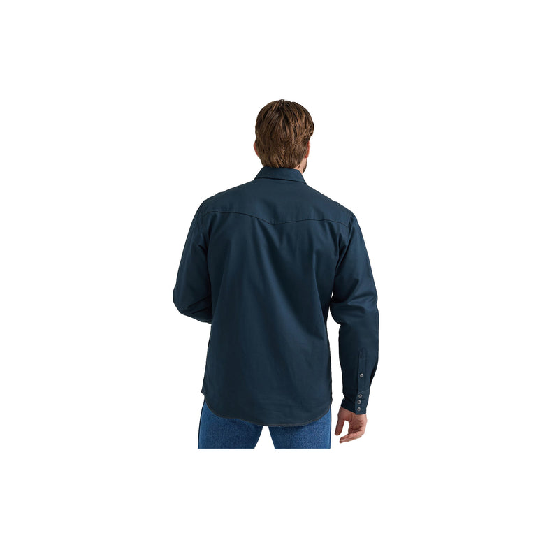 Load image into Gallery viewer, Wrangler Flannel Lined Workshirt Black
