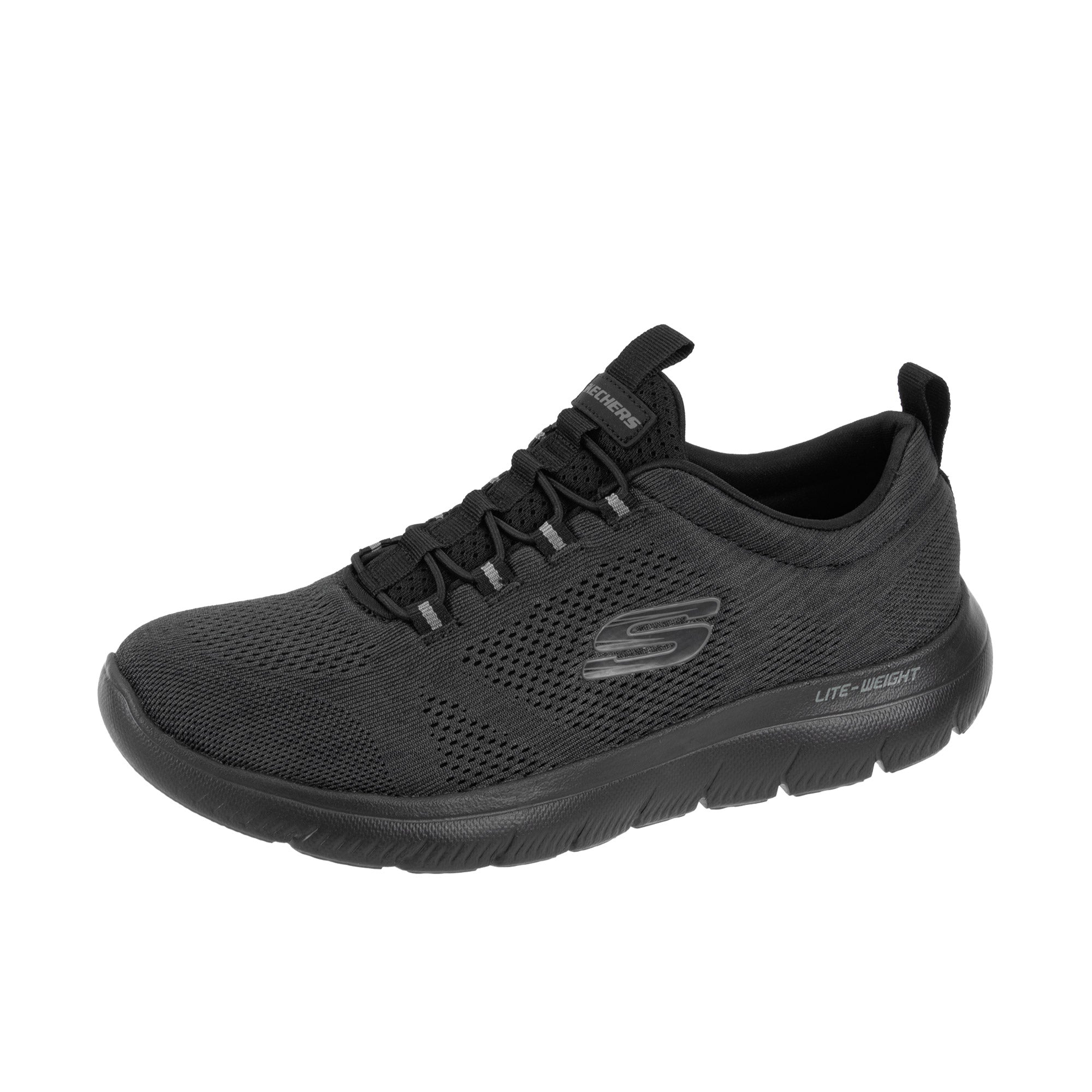 Skechers Summits - Louvin Black/Black – Shoeteria