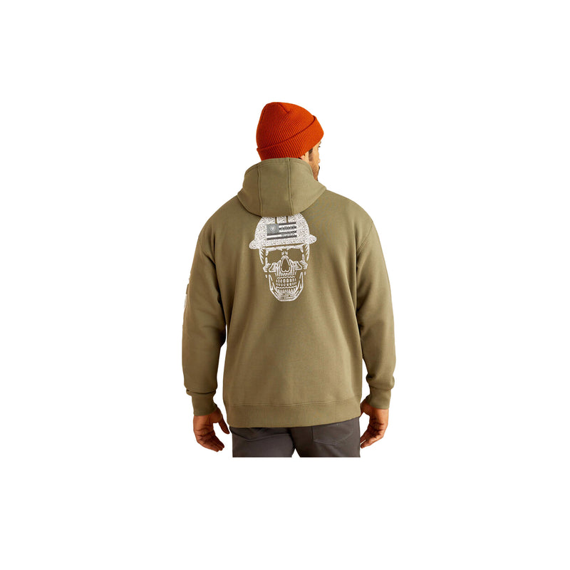 Load image into Gallery viewer, Ariat Rebar Roughneck Pullover Hoodie Deep Lichen
