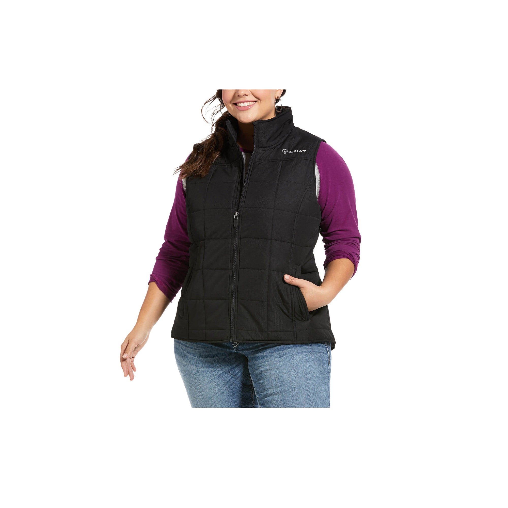 Ariat Womens Crius Insulated Vest Black