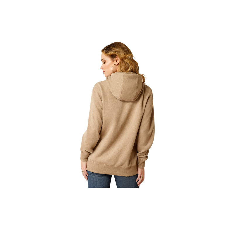 Load image into Gallery viewer, Ariat Bronco Stitch Hoodie Back View
