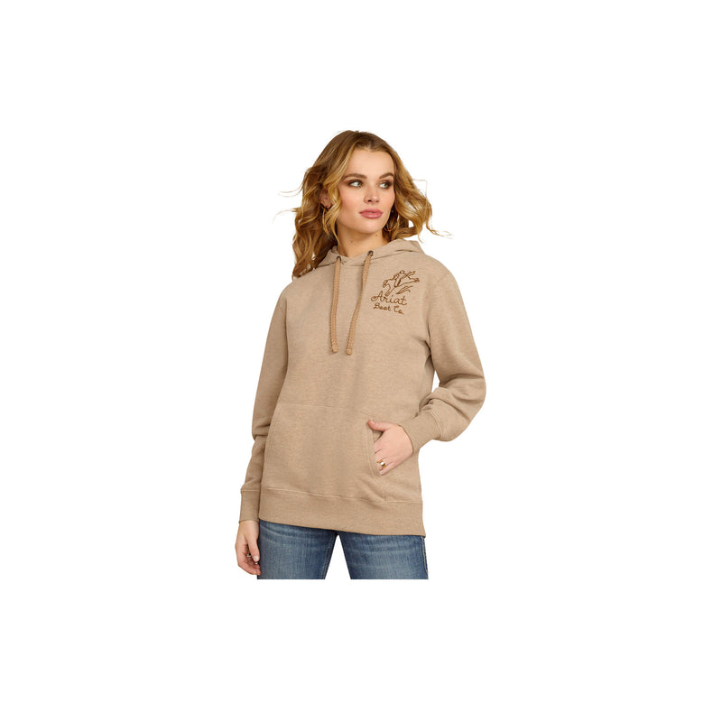 Load image into Gallery viewer, Ariat Bronco Stitch Hoodie Front View
