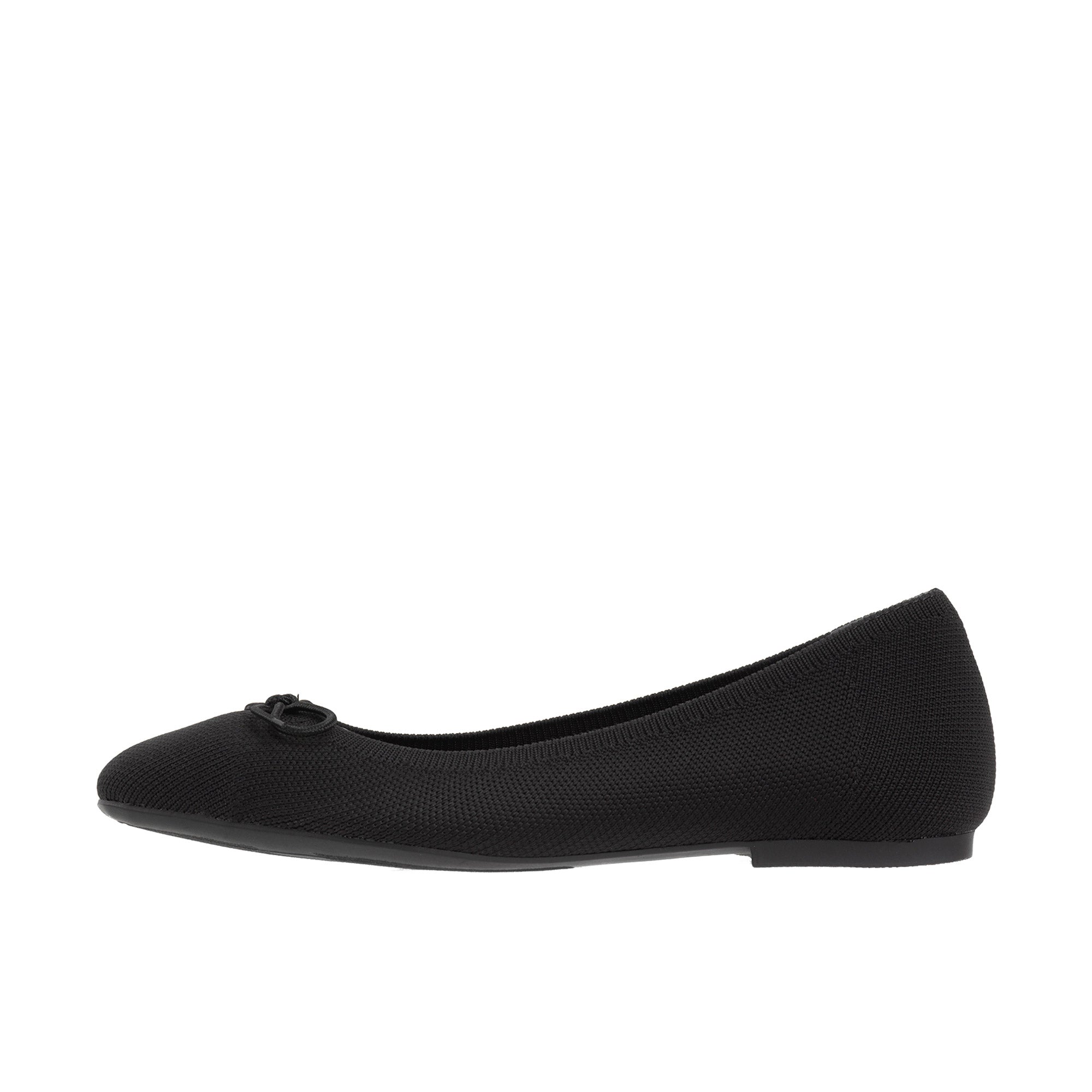 Vionic Womens Klara Knit Ballet Flat Black