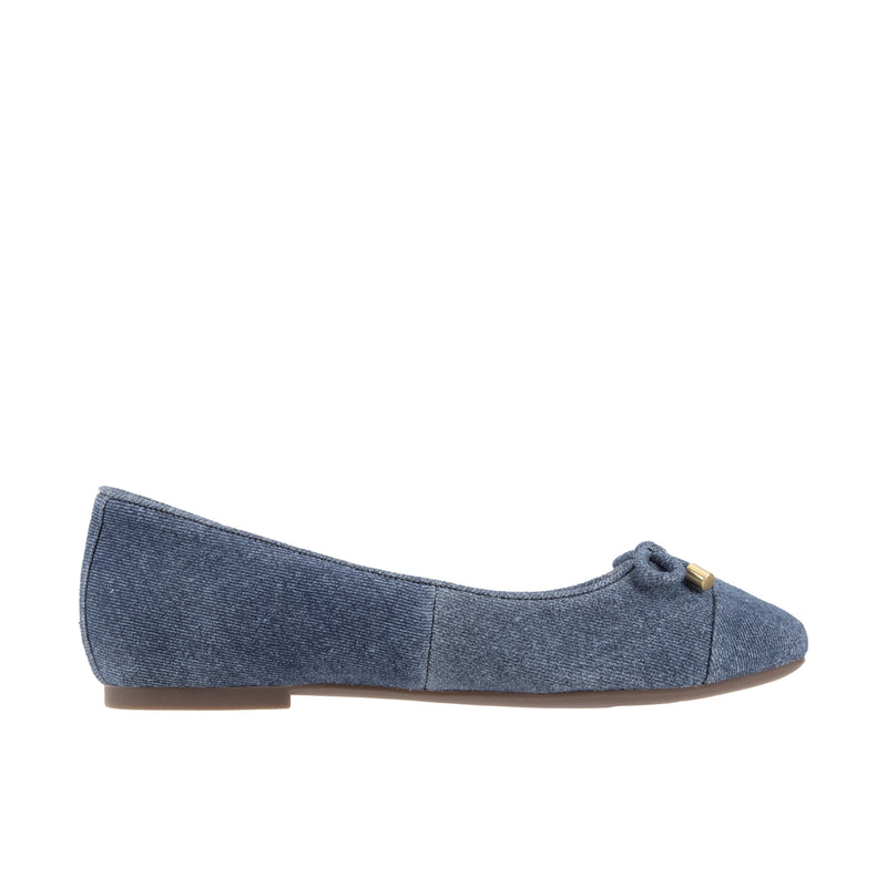 Load image into Gallery viewer, Vionic Womens Klara Ballet Flat Denim Blue
