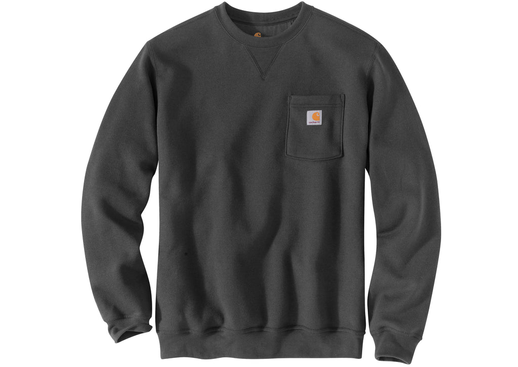 Carhartt Crewneck Pocket Sweatshirt Men's Carbon Heather